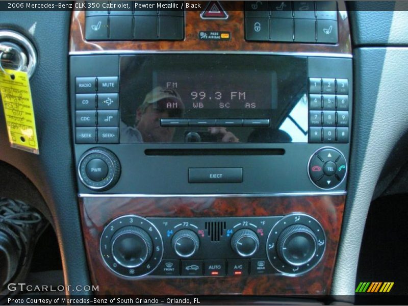 Pewter Metallic / Black 2006 Mercedes-Benz CLK 350 Cabriolet