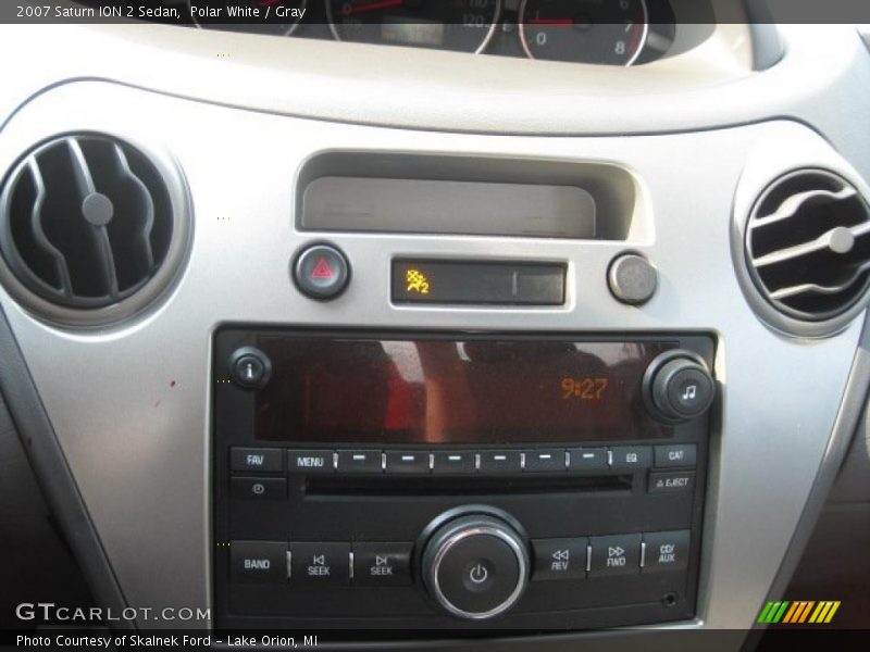 Polar White / Gray 2007 Saturn ION 2 Sedan
