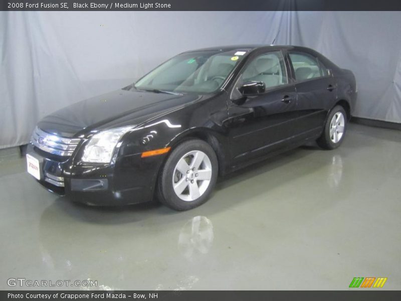 Black Ebony / Medium Light Stone 2008 Ford Fusion SE