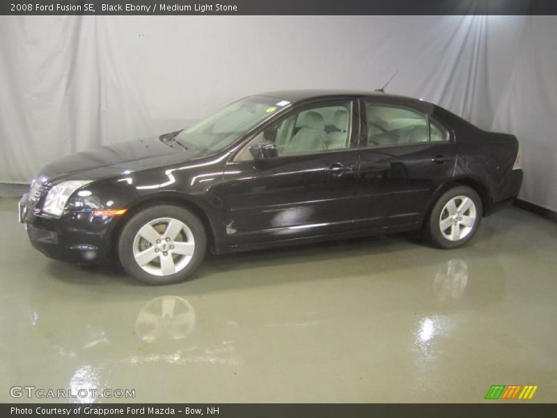 Black Ebony / Medium Light Stone 2008 Ford Fusion SE