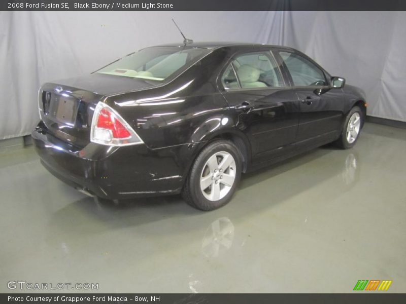 Black Ebony / Medium Light Stone 2008 Ford Fusion SE