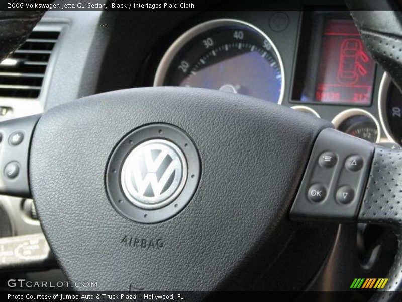 Black / Interlagos Plaid Cloth 2006 Volkswagen Jetta GLI Sedan
