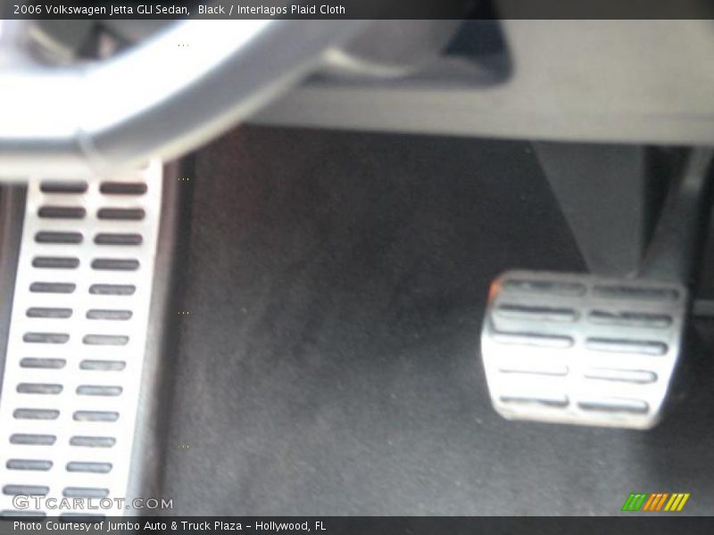 Black / Interlagos Plaid Cloth 2006 Volkswagen Jetta GLI Sedan
