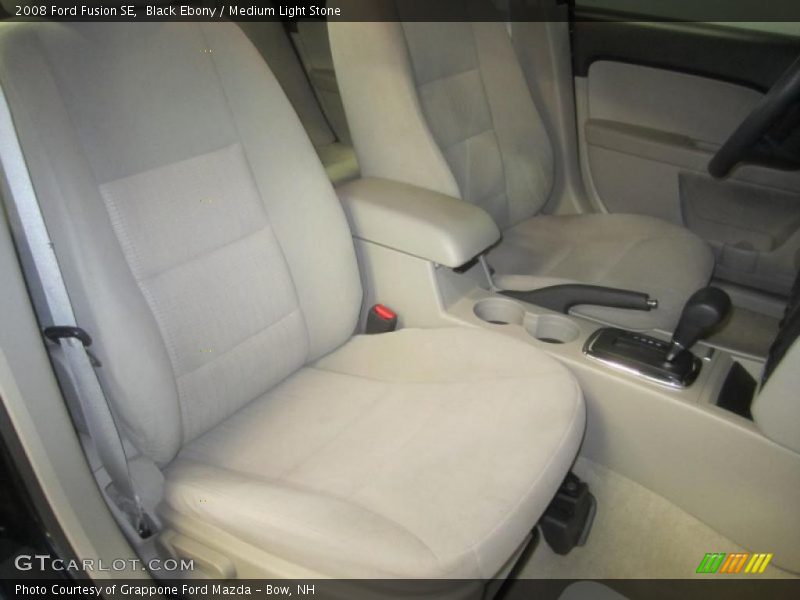 Black Ebony / Medium Light Stone 2008 Ford Fusion SE