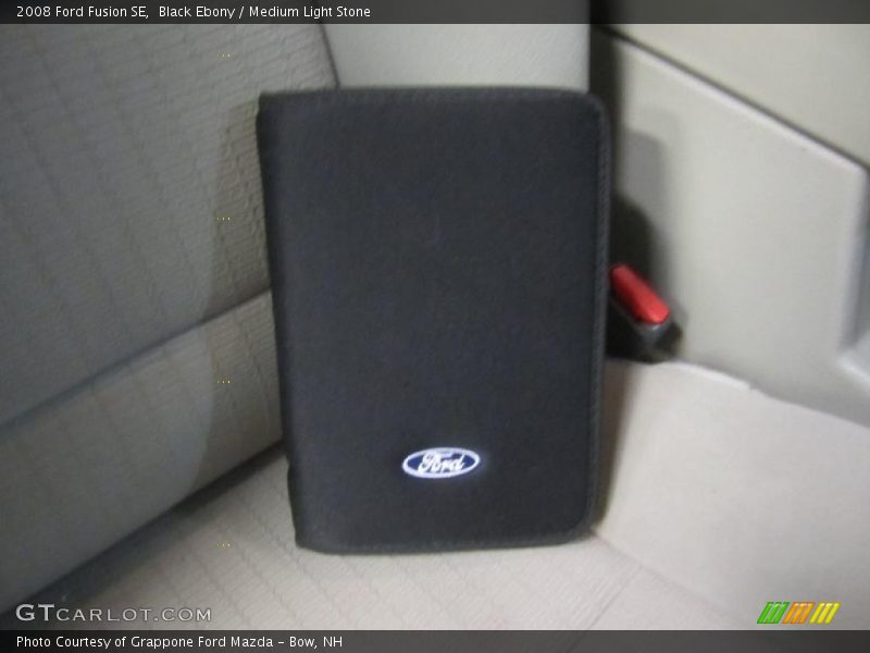 Black Ebony / Medium Light Stone 2008 Ford Fusion SE