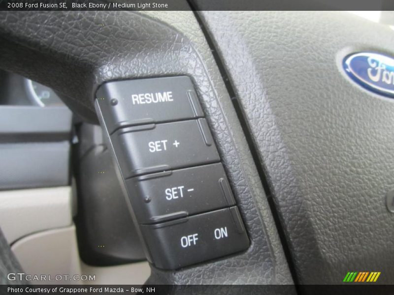 Black Ebony / Medium Light Stone 2008 Ford Fusion SE