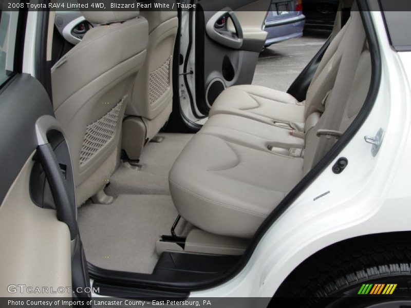 Blizzard Pearl White / Taupe 2008 Toyota RAV4 Limited 4WD