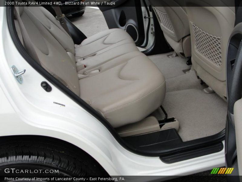Blizzard Pearl White / Taupe 2008 Toyota RAV4 Limited 4WD