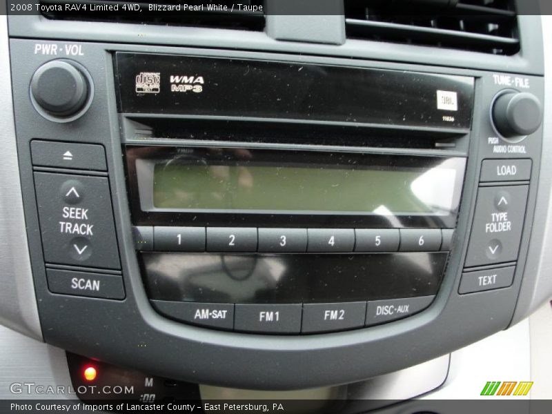 Blizzard Pearl White / Taupe 2008 Toyota RAV4 Limited 4WD