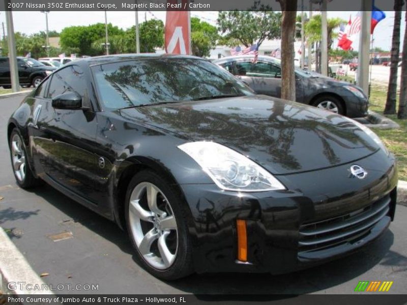 Magnetic Black Pearl / Carbon 2007 Nissan 350Z Enthusiast Coupe