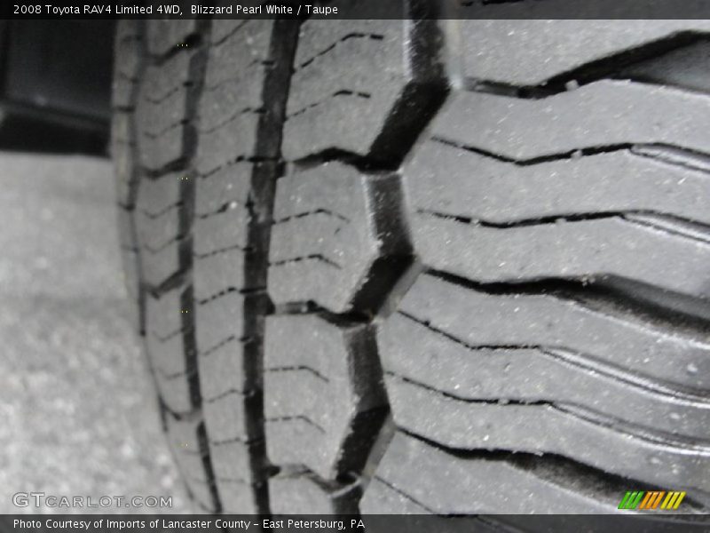 Blizzard Pearl White / Taupe 2008 Toyota RAV4 Limited 4WD