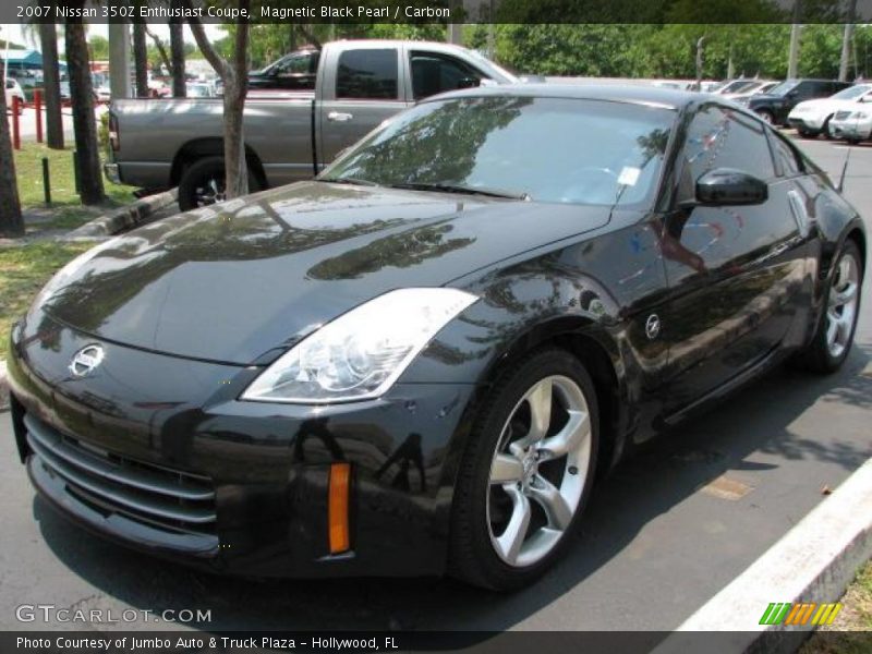 Magnetic Black Pearl / Carbon 2007 Nissan 350Z Enthusiast Coupe