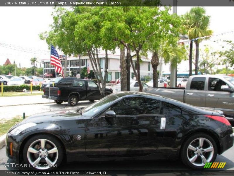 Magnetic Black Pearl / Carbon 2007 Nissan 350Z Enthusiast Coupe