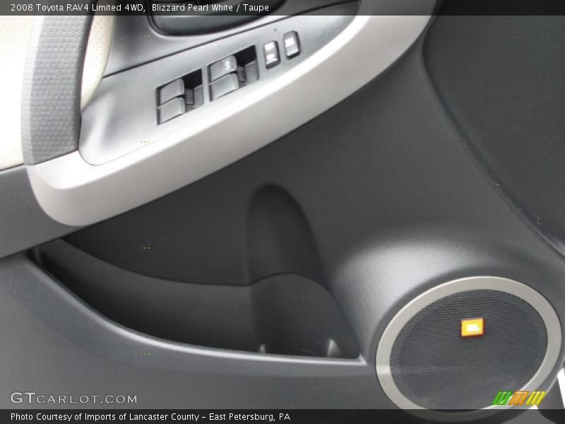 Blizzard Pearl White / Taupe 2008 Toyota RAV4 Limited 4WD