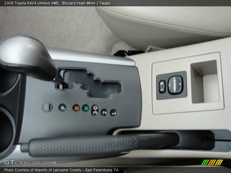 Blizzard Pearl White / Taupe 2008 Toyota RAV4 Limited 4WD