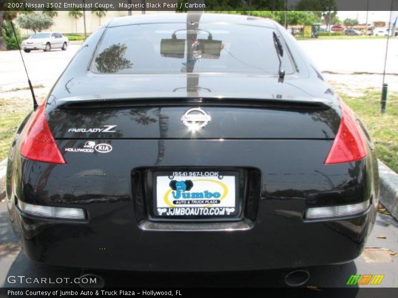 Magnetic Black Pearl / Carbon 2007 Nissan 350Z Enthusiast Coupe