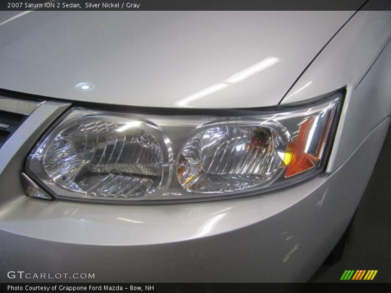 Silver Nickel / Gray 2007 Saturn ION 2 Sedan