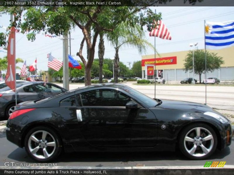 Magnetic Black Pearl / Carbon 2007 Nissan 350Z Enthusiast Coupe