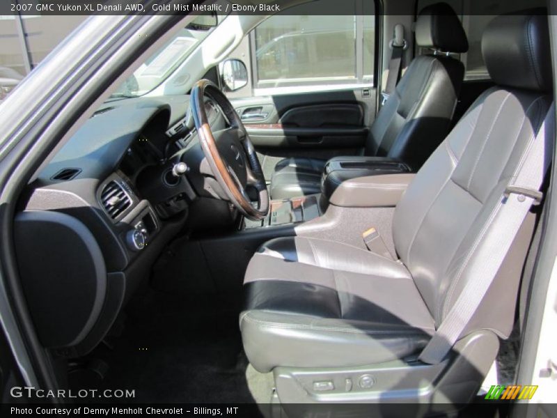 Gold Mist Metallic / Ebony Black 2007 GMC Yukon XL Denali AWD