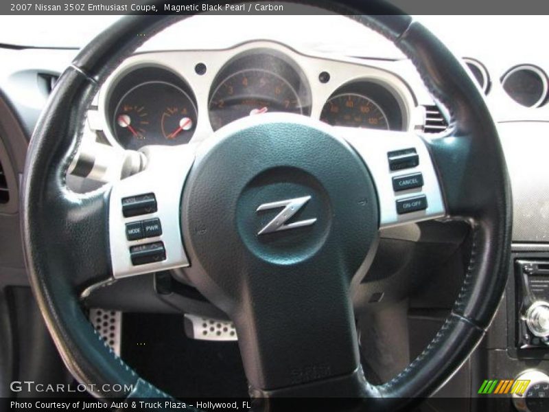 Magnetic Black Pearl / Carbon 2007 Nissan 350Z Enthusiast Coupe