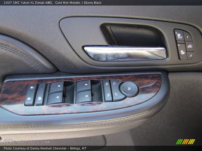 Gold Mist Metallic / Ebony Black 2007 GMC Yukon XL Denali AWD