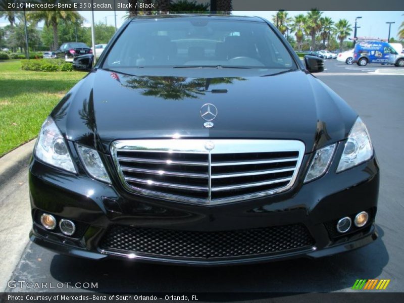 Black / Black 2010 Mercedes-Benz E 350 Sedan