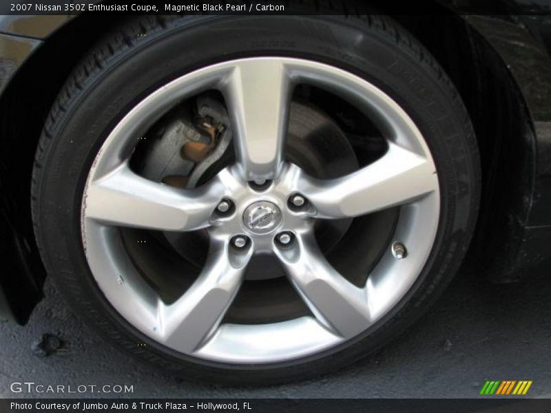 Magnetic Black Pearl / Carbon 2007 Nissan 350Z Enthusiast Coupe
