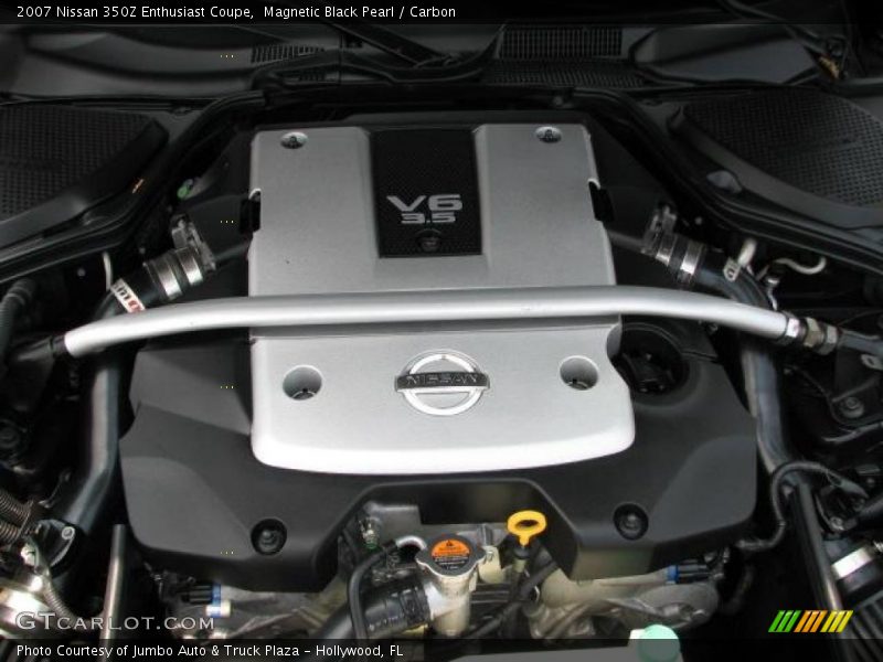 Magnetic Black Pearl / Carbon 2007 Nissan 350Z Enthusiast Coupe