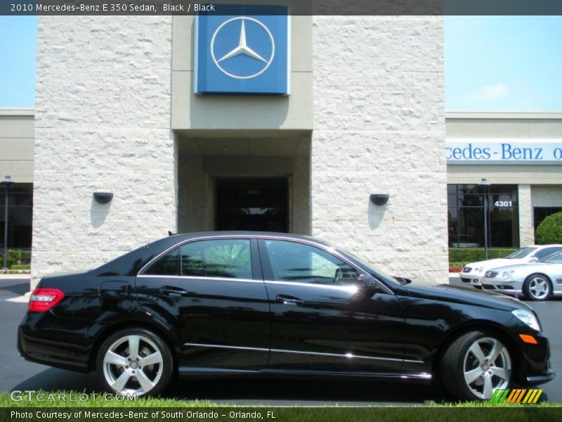 Black / Black 2010 Mercedes-Benz E 350 Sedan