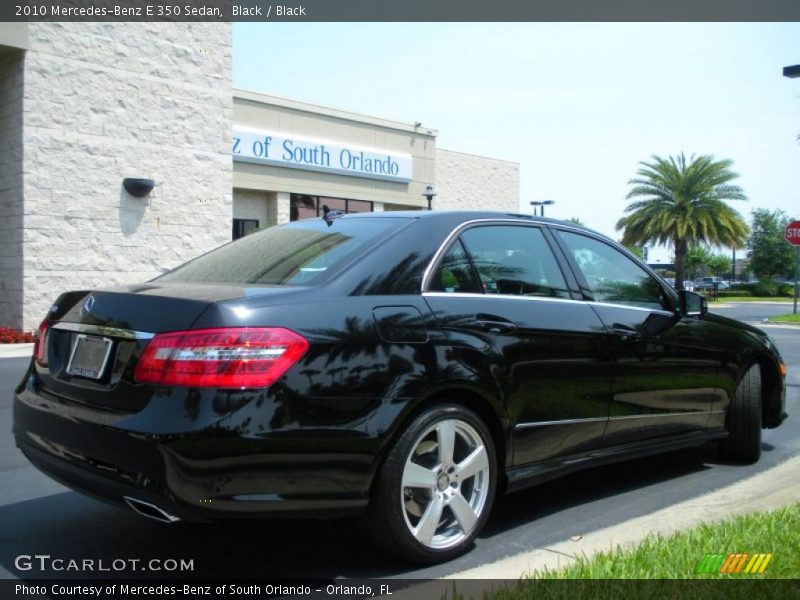 Black / Black 2010 Mercedes-Benz E 350 Sedan