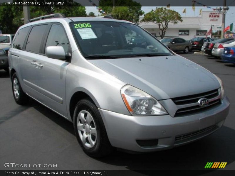 Silver / Gray 2006 Kia Sedona LX