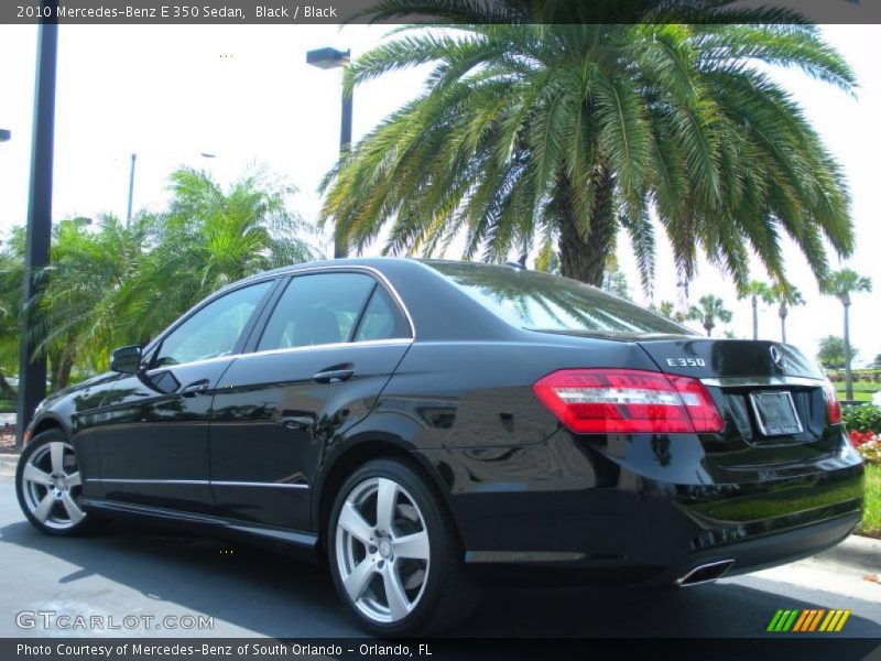 Black / Black 2010 Mercedes-Benz E 350 Sedan