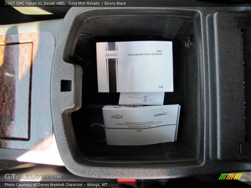 Gold Mist Metallic / Ebony Black 2007 GMC Yukon XL Denali AWD