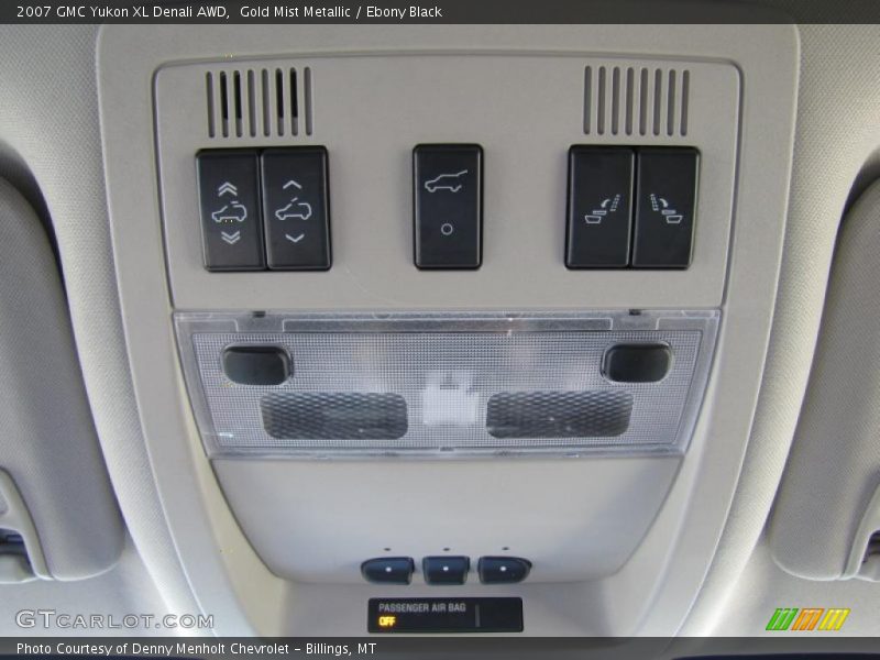 Gold Mist Metallic / Ebony Black 2007 GMC Yukon XL Denali AWD