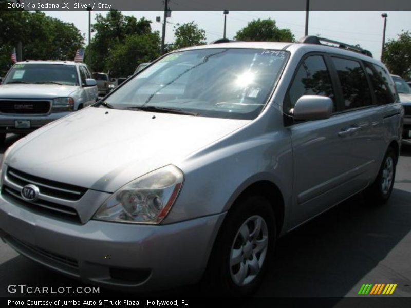 Silver / Gray 2006 Kia Sedona LX