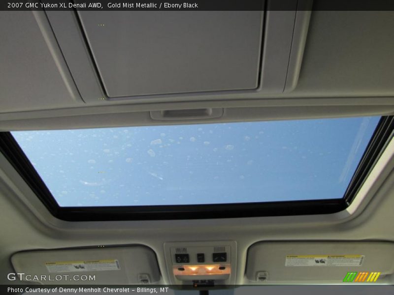 Gold Mist Metallic / Ebony Black 2007 GMC Yukon XL Denali AWD