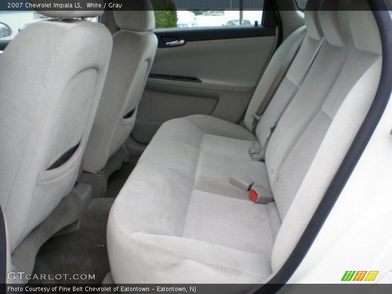 White / Gray 2007 Chevrolet Impala LS