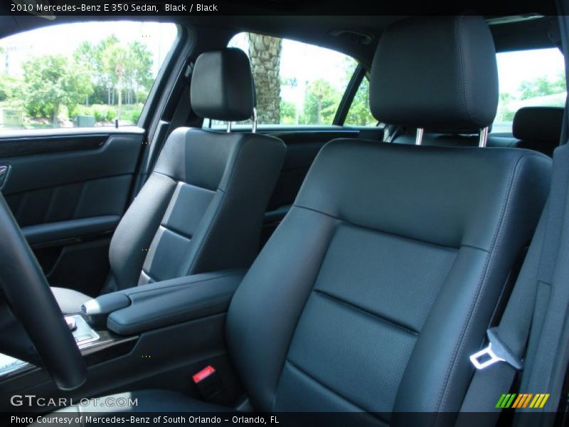 Black / Black 2010 Mercedes-Benz E 350 Sedan