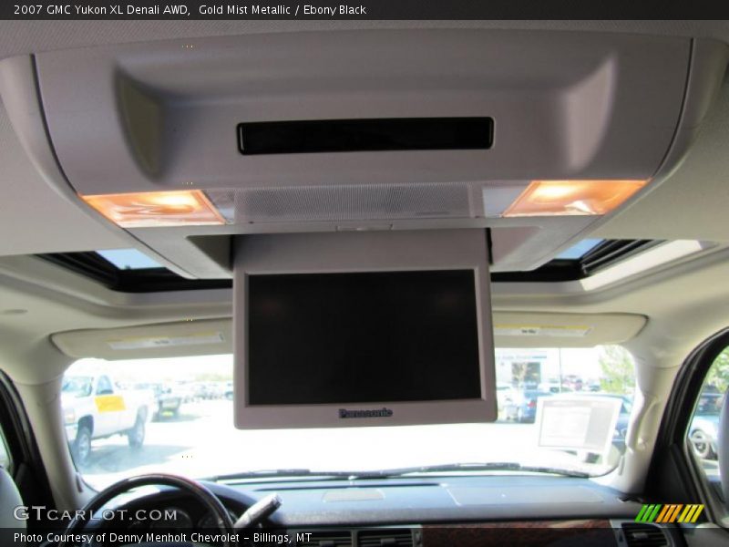 Gold Mist Metallic / Ebony Black 2007 GMC Yukon XL Denali AWD
