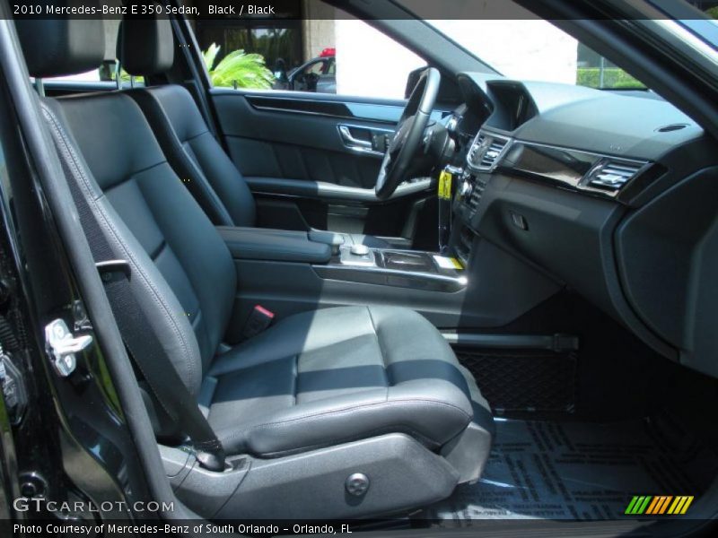 Black / Black 2010 Mercedes-Benz E 350 Sedan