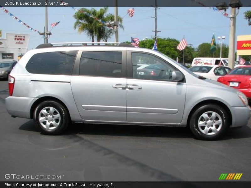 Silver / Gray 2006 Kia Sedona LX