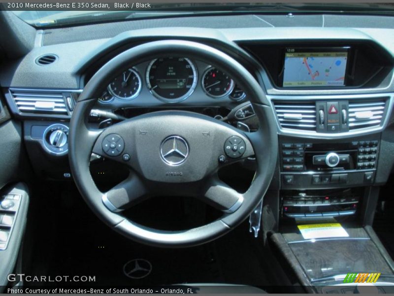 Black / Black 2010 Mercedes-Benz E 350 Sedan