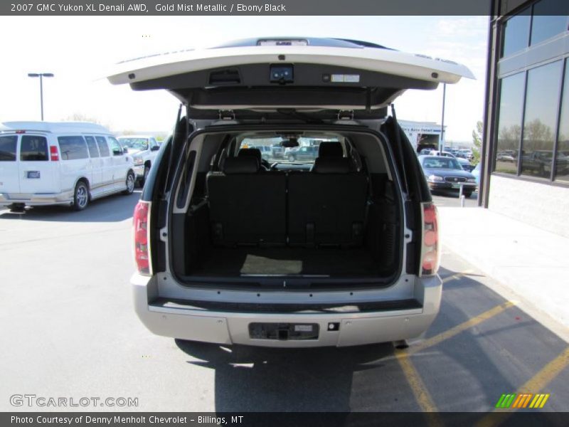 Gold Mist Metallic / Ebony Black 2007 GMC Yukon XL Denali AWD