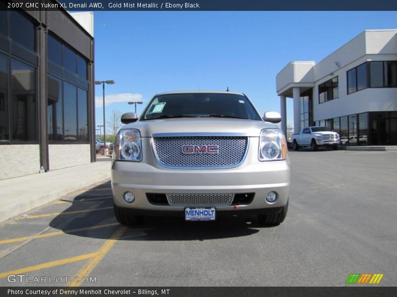Gold Mist Metallic / Ebony Black 2007 GMC Yukon XL Denali AWD