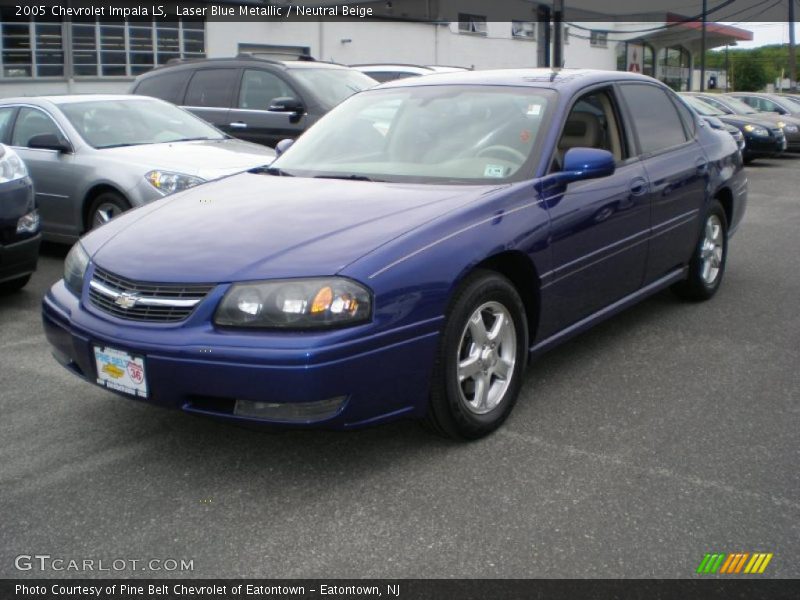 Laser Blue Metallic / Neutral Beige 2005 Chevrolet Impala LS