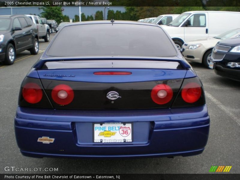 Laser Blue Metallic / Neutral Beige 2005 Chevrolet Impala LS