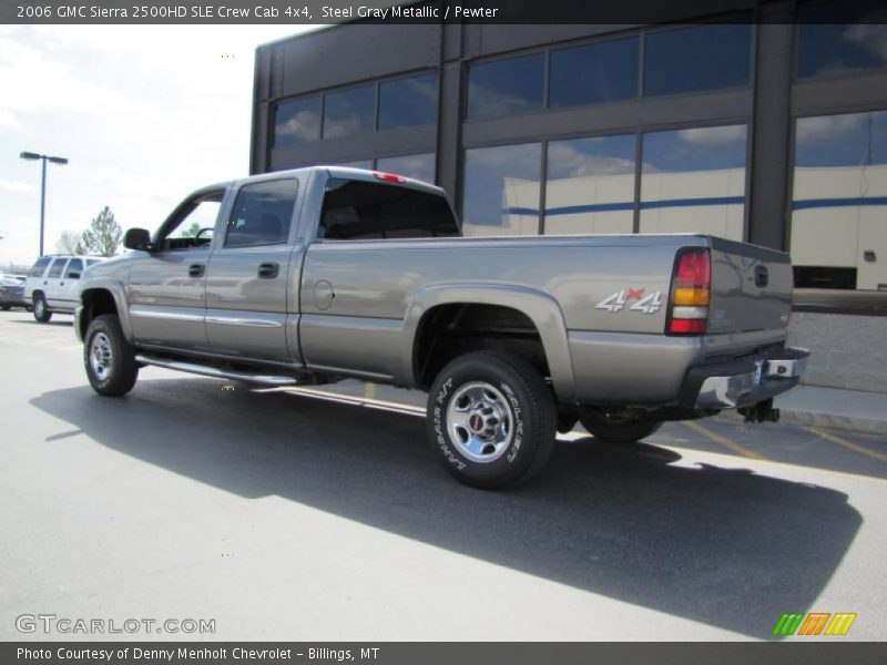 Steel Gray Metallic / Pewter 2006 GMC Sierra 2500HD SLE Crew Cab 4x4