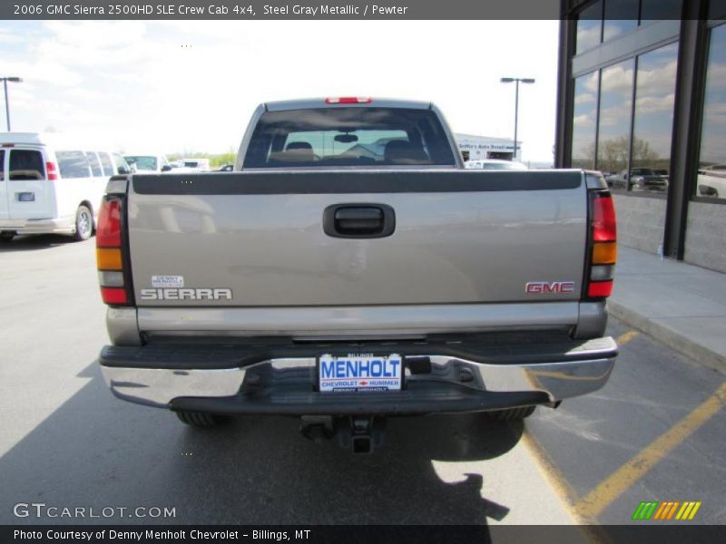 Steel Gray Metallic / Pewter 2006 GMC Sierra 2500HD SLE Crew Cab 4x4