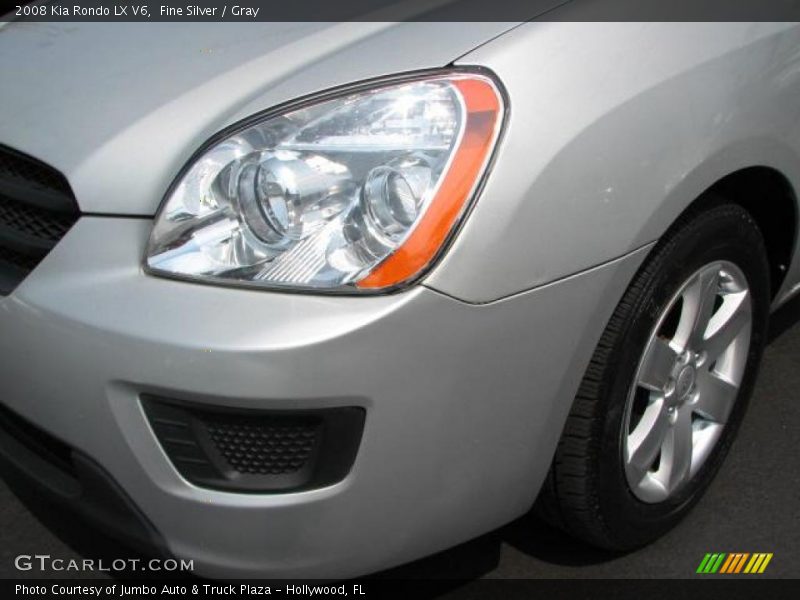 Fine Silver / Gray 2008 Kia Rondo LX V6