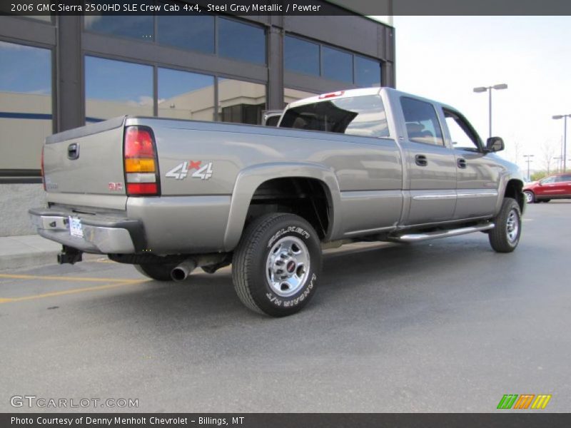 Steel Gray Metallic / Pewter 2006 GMC Sierra 2500HD SLE Crew Cab 4x4